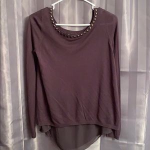 Gray Express Sweater.